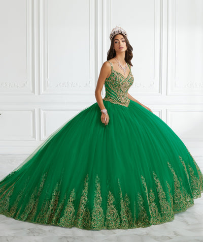 Beaded Sleeveless Quinceanera Dress by Fiesta Gowns 56397-Quinceanera Dresses-ABC Fashion