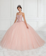 Beaded Sleeveless Tulle Quinceanera Dress by House of Wu 26943-Quinceanera Dresses-ABC Fashion