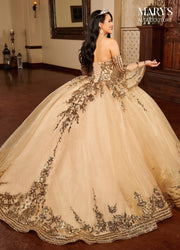 Bell Sleeves Quinceanera Dress by Alta Couture MQ3095