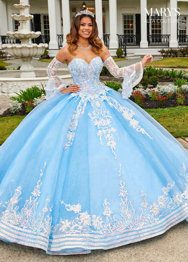 Bell Sleeves Quinceanera Dress by Alta Couture MQ3095 – ABC Fashion