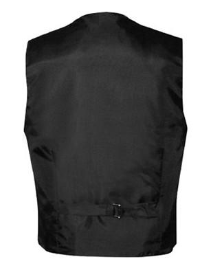 Boys Black Satin Vest with Neck Tie and Bow Tie-Boys Vests-ABC Fashion