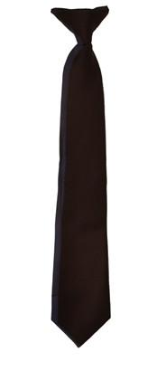 Boys Brown Clip On Necktie-Boys Neckties-ABC Fashion