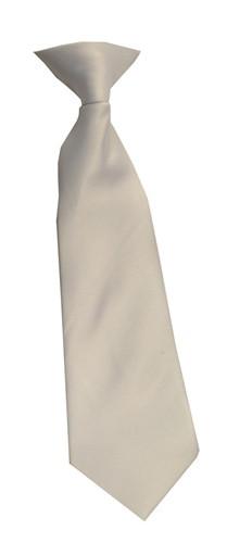 Boys Gray Clip On Necktie-Boys Neckties-ABC Fashion