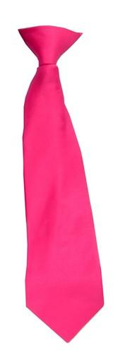 Boys Hot Pink Clip On Necktie-Boys Neckties-ABC Fashion