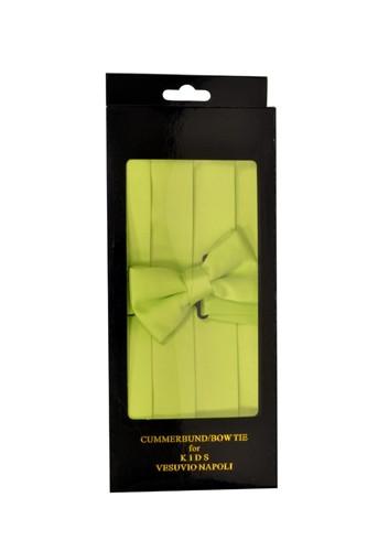 Boys Mint Green Cummerbund and Bow Tie Set-Boys Cummerbund-ABC Fashion