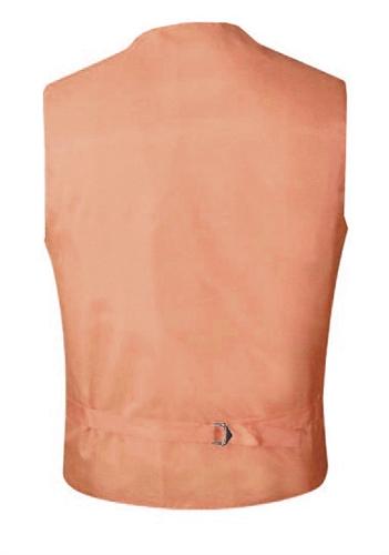 Boys Peach Satin Vest with Neck Tie and Bow Tie-Boys Vests-ABC Fashion