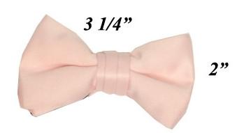 Boys Pink Pre-Tied Bow Tie-Boys Formal Wear-ABC Fashion