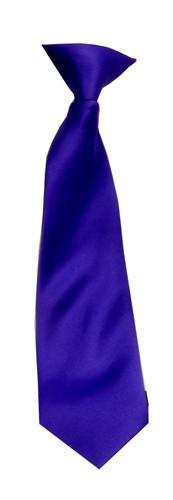 Boys Purple Clip On Necktie-Boys Neckties-ABC Fashion