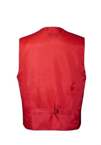 Boys Red Satin Vest with Neck Tie and Bow Tie-Boys Vests-ABC Fashion