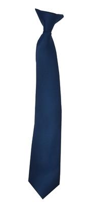 Boys Sapphire Blue Clip On Necktie-Boys Neckties-ABC Fashion