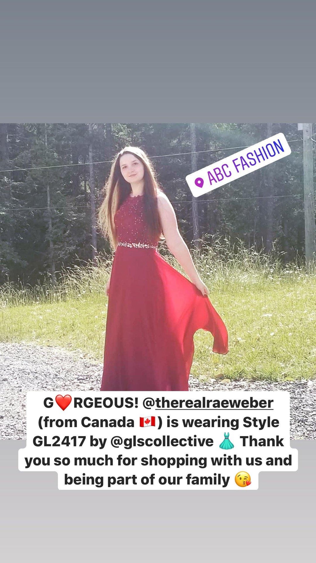 Burgundy Long Applique Chiffon Dress by Elizabeth K GL2417