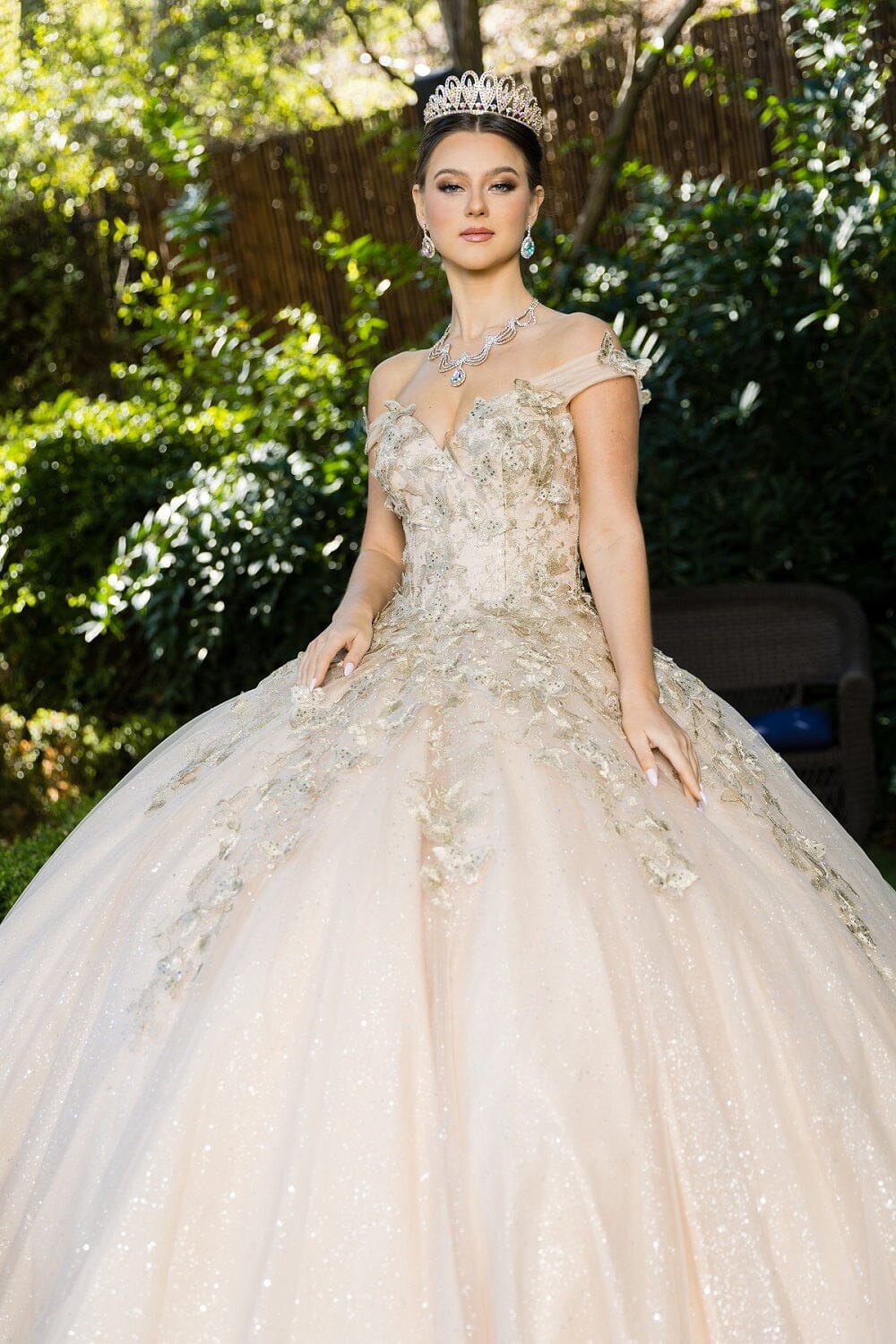 Butterfly Sweetheart Ball Gown by Cinderella Couture 8046J