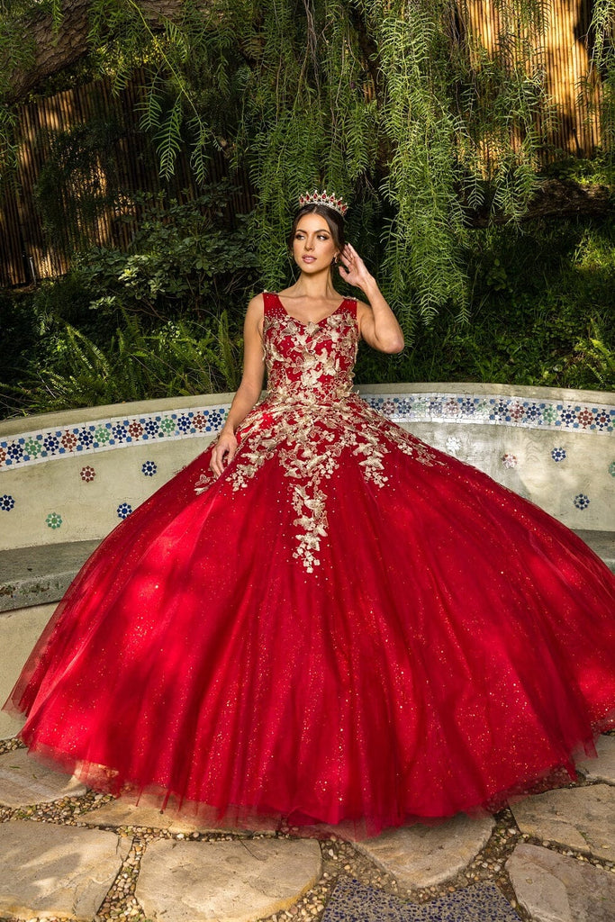 Butterfly Sweetheart Ball Gown by Cinderella Couture 8046J ABC Fashion