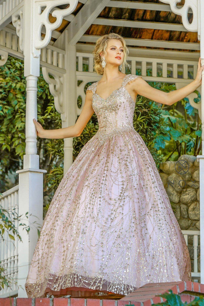 Gold glitter ball sales gown