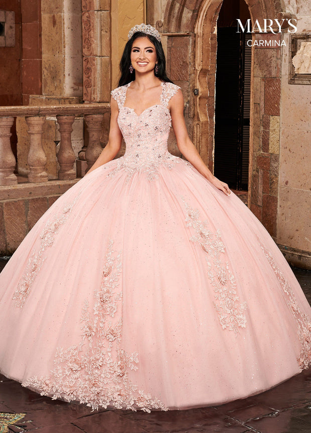 Cap Sleeve Quinceanera Dress by Mary's Bridal MQ1081