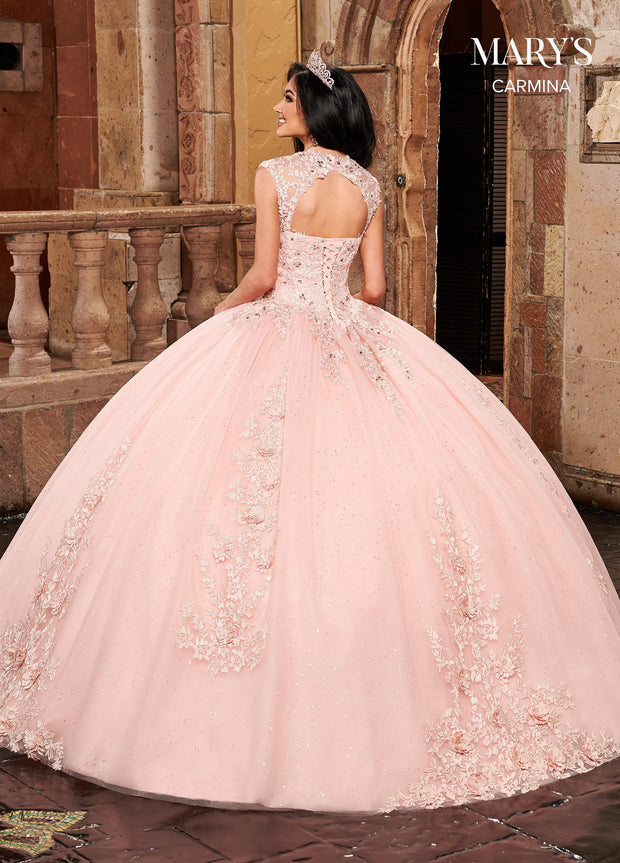 Cap Sleeve Quinceanera Dress by Mary's Bridal MQ1081