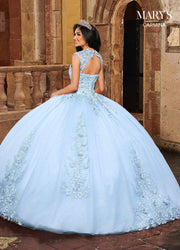 Cap Sleeve Quinceanera Dress by Mary's Bridal MQ1081