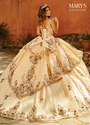 Cap Sleeves Quinceanera Dress by Alta Couture MQ3093