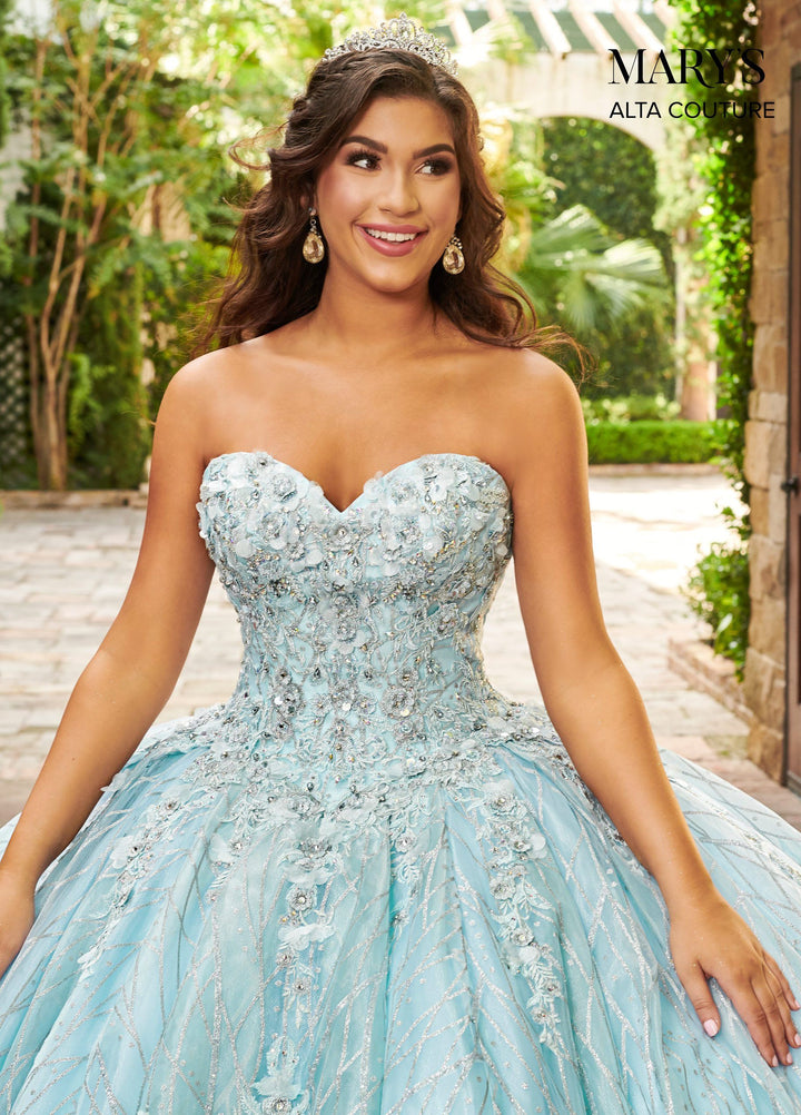 Cape Quinceanera Dress by Alta Couture MQ3061