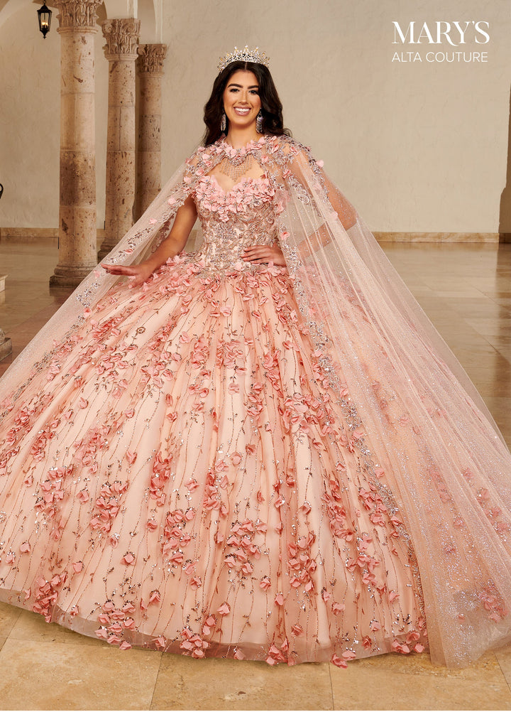 Cape Quinceanera Dress by Alta Couture MQ3075