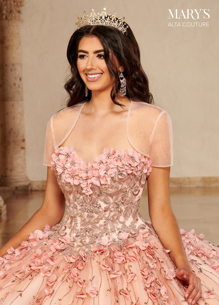 Cape Quinceanera Dress by Alta Couture MQ3075