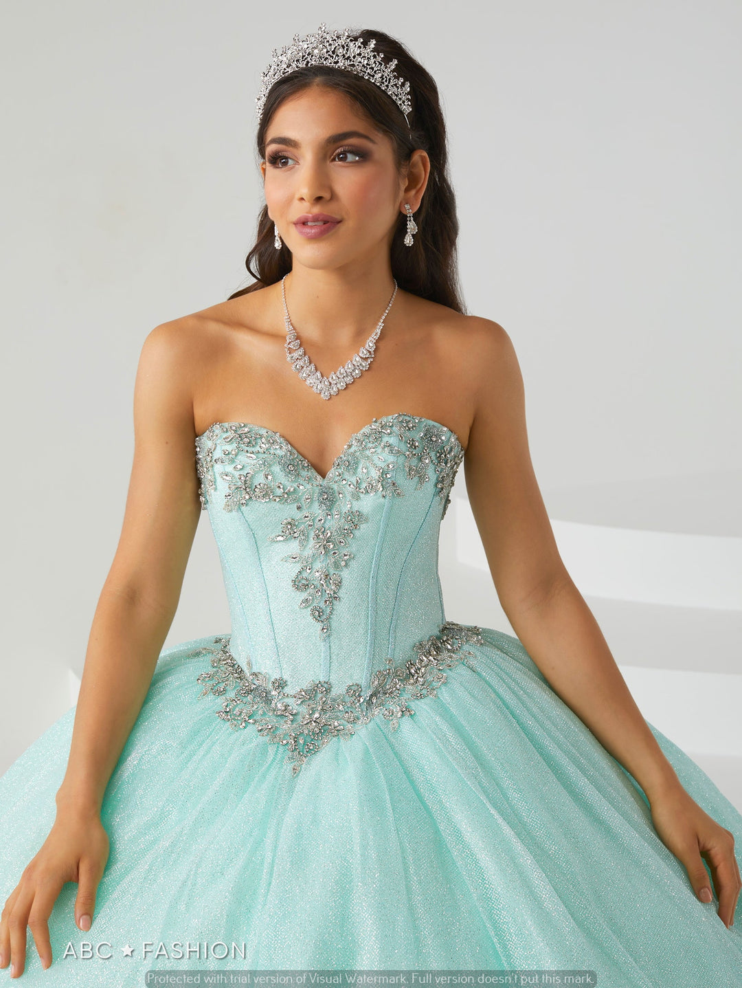 Cape Quinceanera Dress by House of Wu 26001