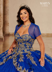 Cape Quinceanera Dress by Mary's Bridal MQ2149