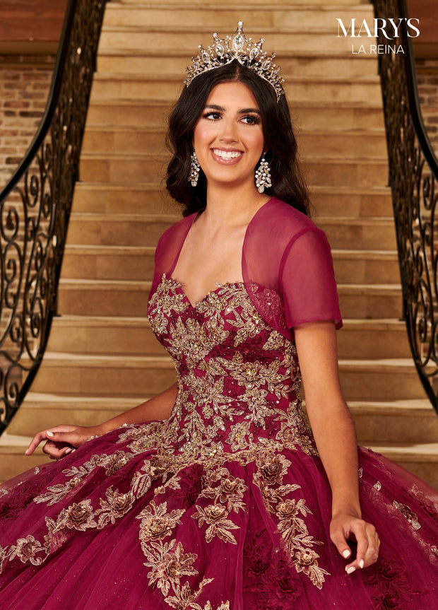 Cape Quinceanera Dress by Mary's Bridal MQ2149