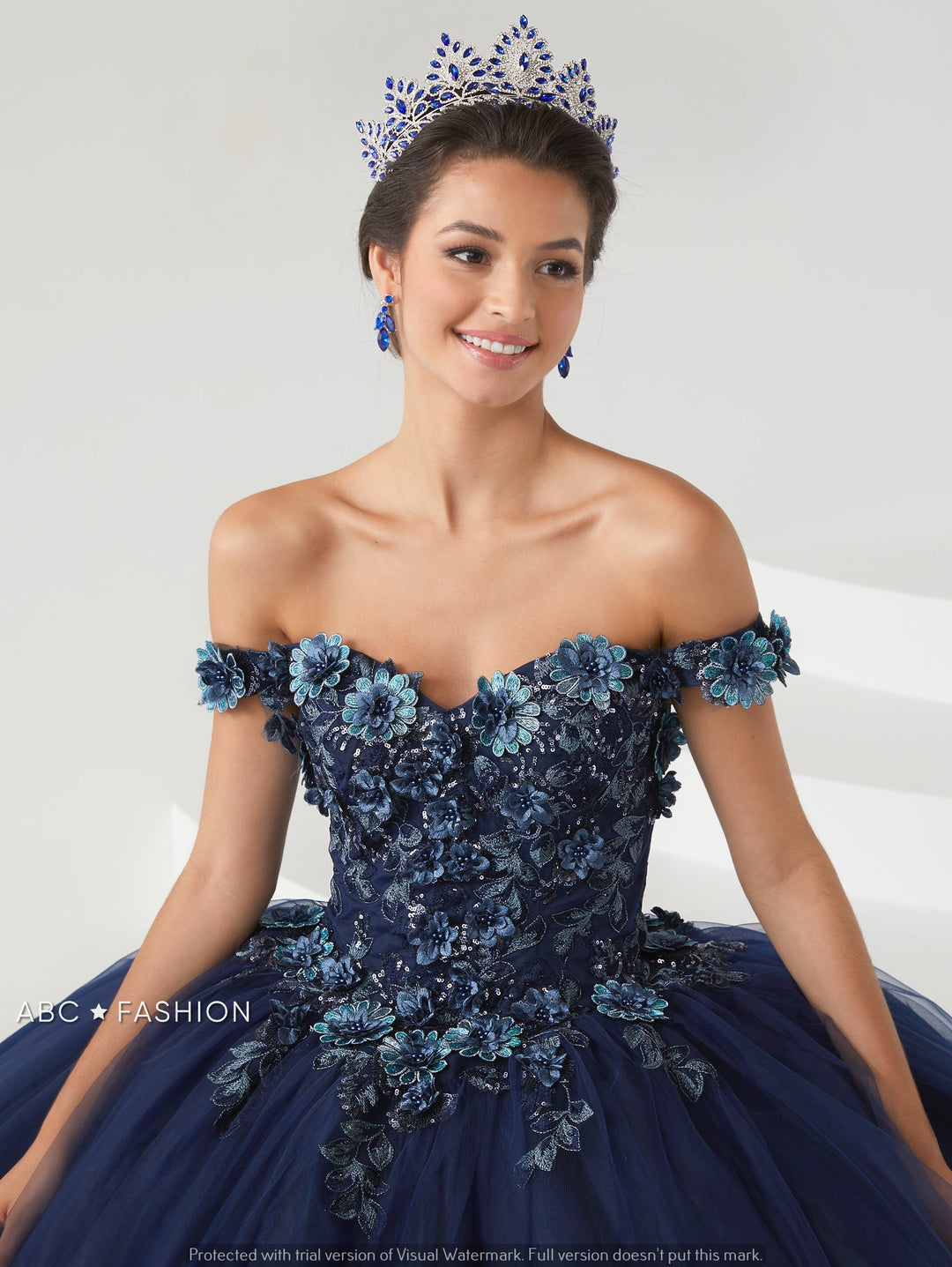 Cape Sleeve Quinceanera Dress by House of Wu 26008