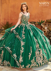 Cold Shoulder Quinceanera Dress by Alta Couture MQ3094