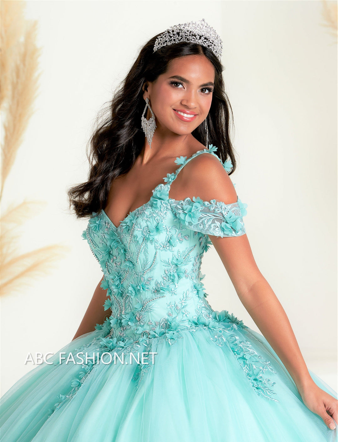 Cold Shoulder Quinceanera Dress by Fiesta Gowns 56449