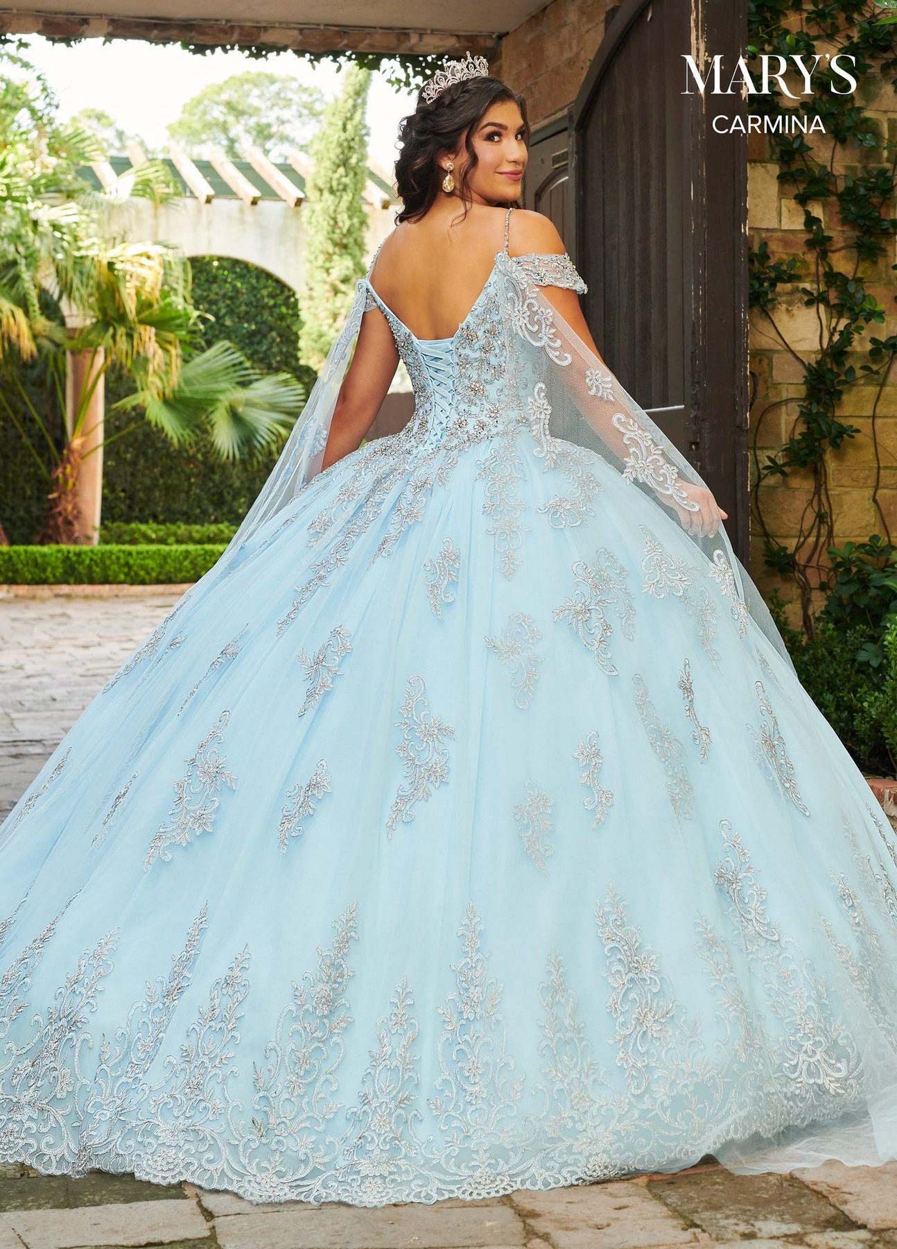 Cold Shoulder Quinceanera Dress by Mary's Bridal MQ1078 – ABC Fashion