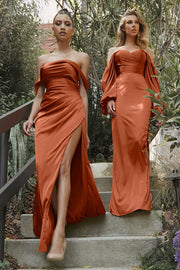 Convertible Charmeuse Gown by Cinderella Divine 7488