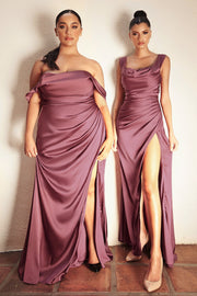Convertible Charmeuse Gown by Cinderella Divine 7488