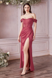 Corset Satin Gown by Cinderella Divine 7484
