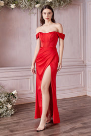 Corset Satin Gown by Cinderella Divine 7484