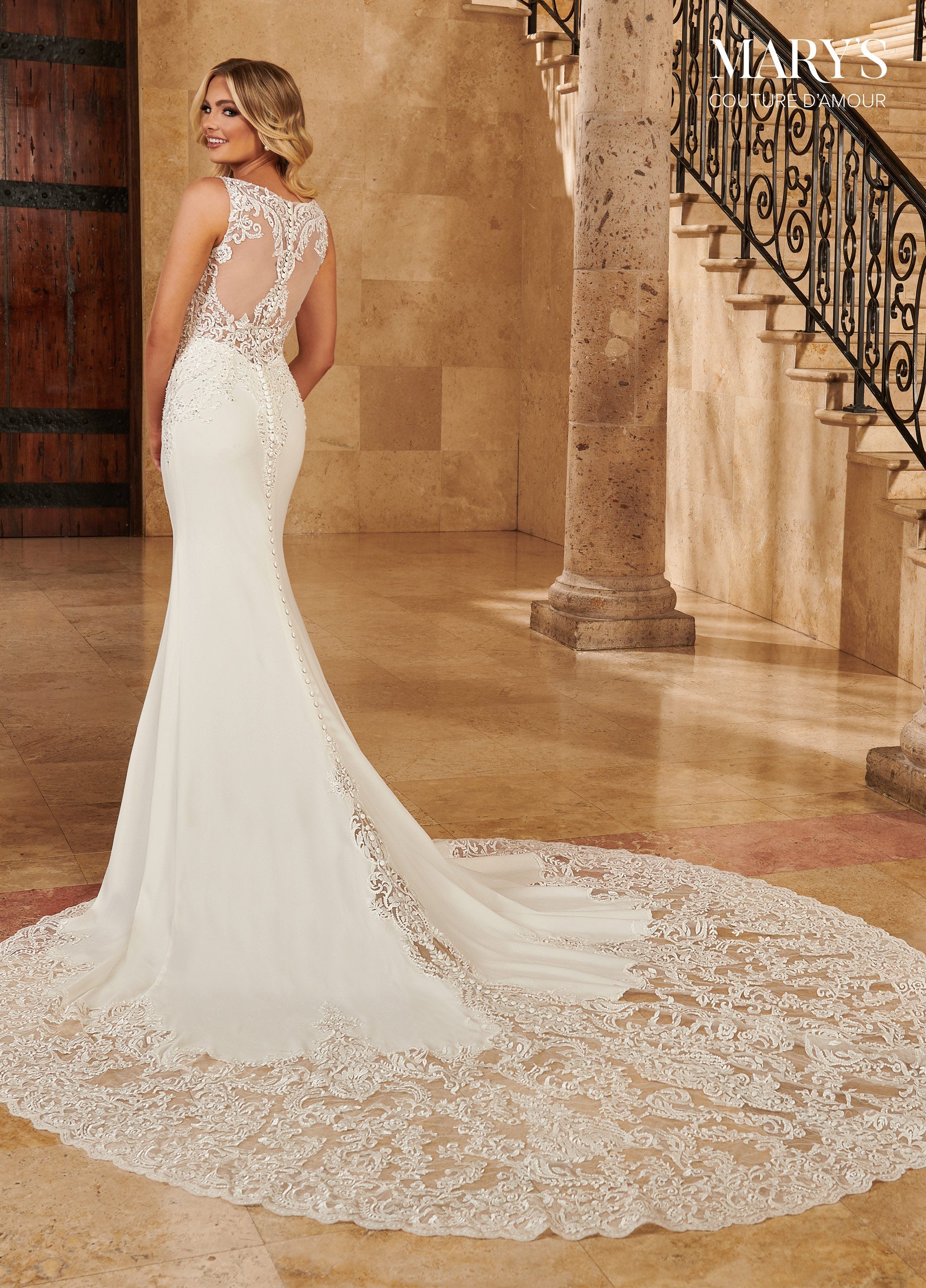 Crepe Mermaid Dress by Mary's Bridal MB4126 – ABC Fashion