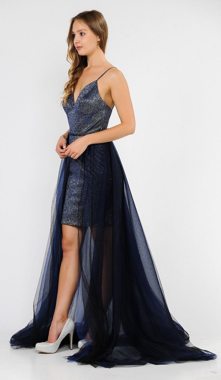 Detachable Tulle Overskirt by Poly USA SK40-Long Formal Dresses-ABC Fashion