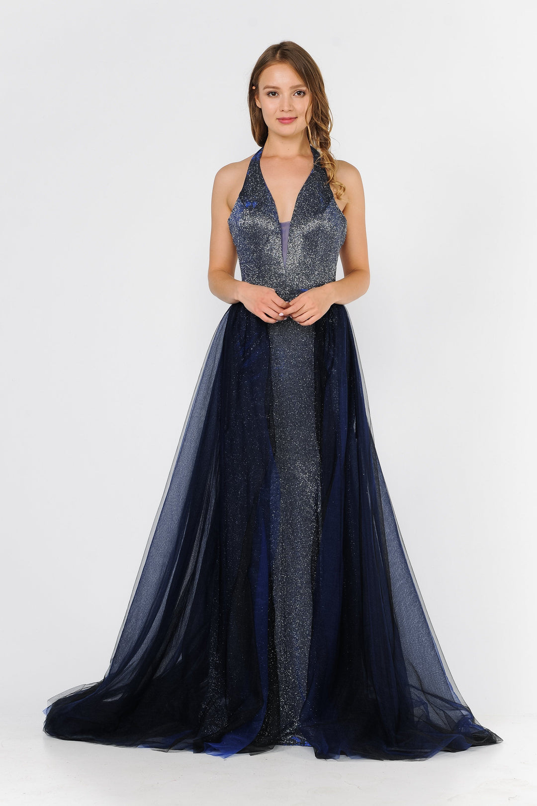 Detachable Tulle Overskirt by Poly USA SK40-Long Formal Dresses-ABC Fashion