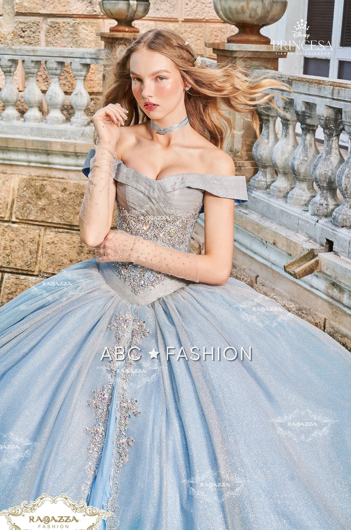 Off Shoulder Quinceanera Dress by Ragazza DV67-567