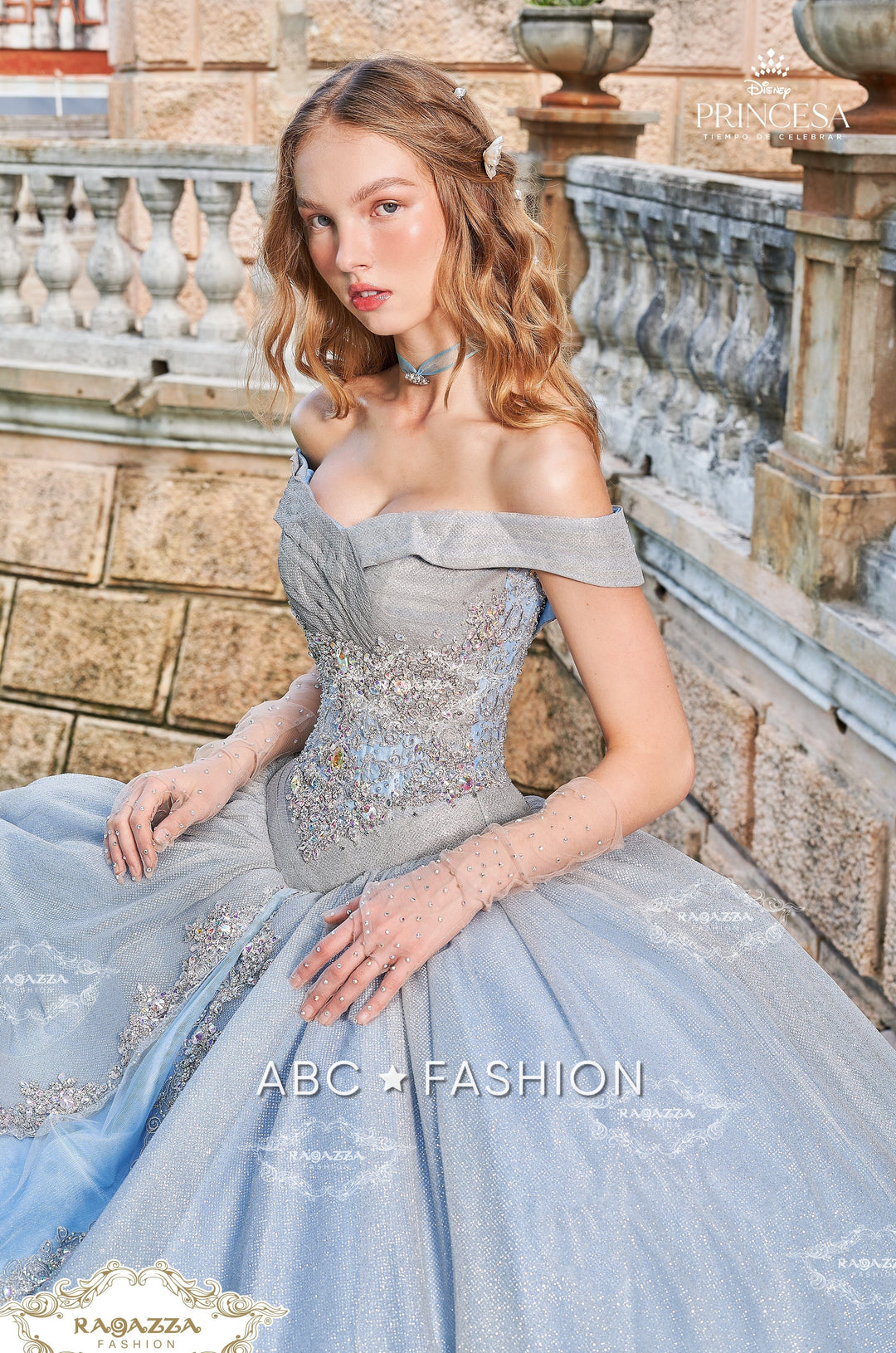 Off Shoulder Quinceanera Dress by Ragazza DV67-567