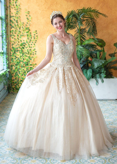 Embellished Sleeveless Quinceanera Dress by Calla KY79781X-Quinceanera Dresses-ABC Fashion