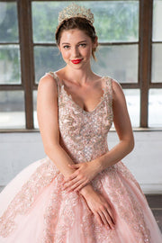 Embellished Sleeveless Quinceanera Dress by Calla KY79781X-Quinceanera Dresses-ABC Fashion