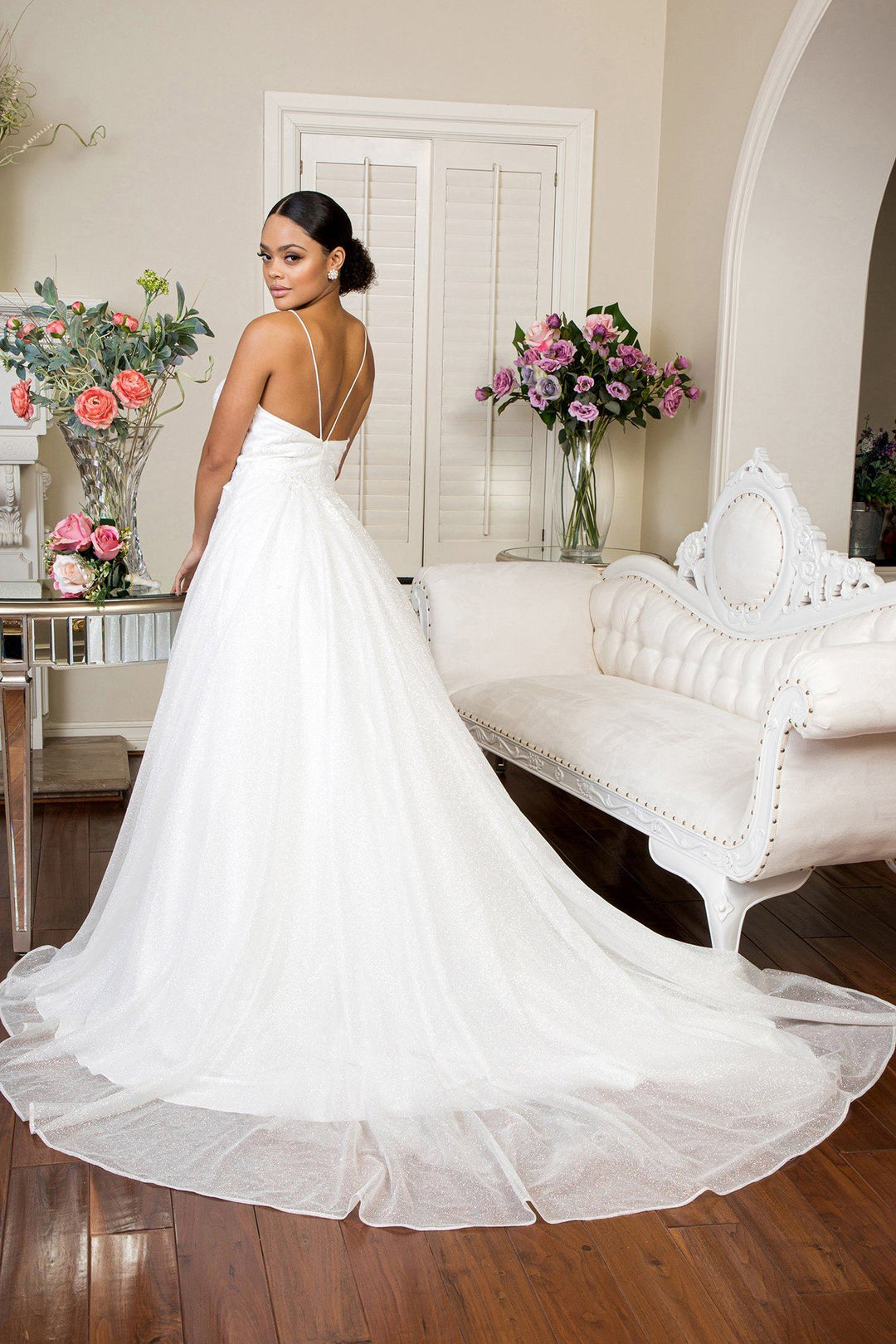 Embroidered Glitter Wedding Dress by Elizabeth K GL1904 ABC Fashion Embroidered Glitter Wedding Dress by Elizabeth K GL1904 ABC Fashion