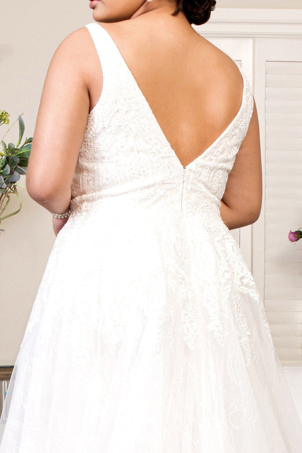 Embroidered Lace Bridal Gown by Elizabeth K GL1902