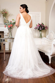 Embroidered Lace Bridal Gown by Elizabeth K GL1902