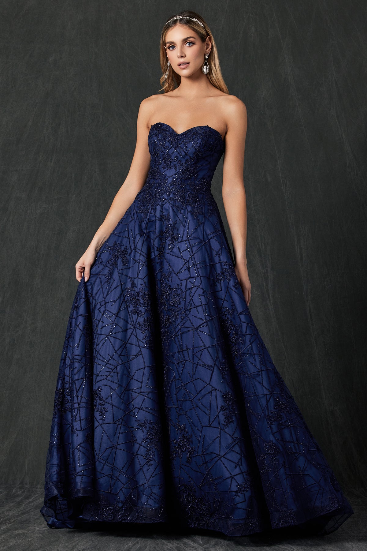 embroidered-long-strapless-dress-by-juli