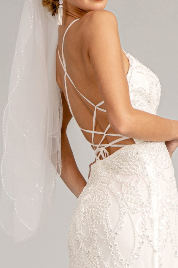 Embroidered Mermaid Bridal Dress by Elizabeth K GL3009