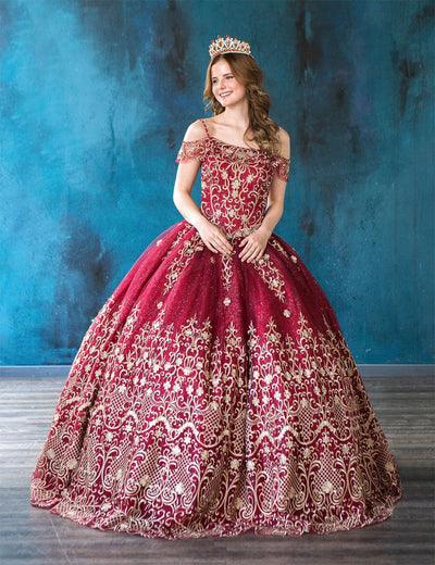 Embroidered Off Shoulder Quinceanera Dress by Calla KY75110