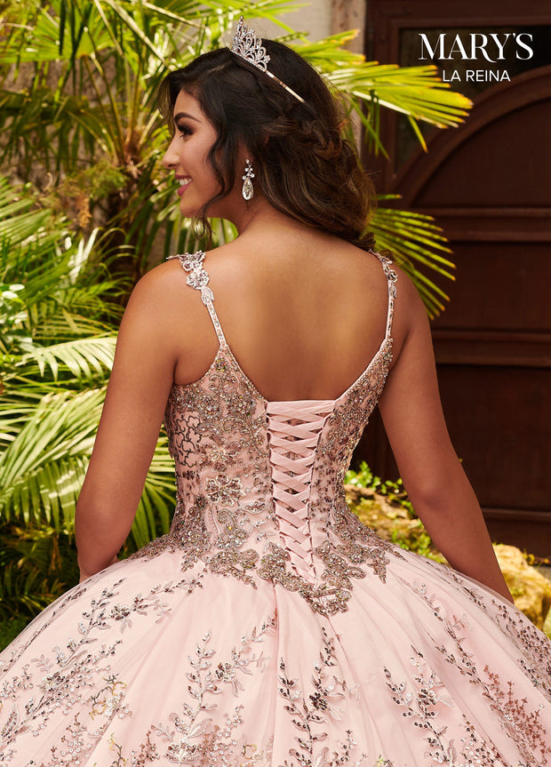 Embroidered Quinceanera Dress by Mary's Bridal MQ2126